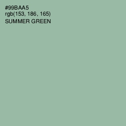 #99BAA5 - Summer Green Color Image